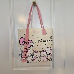 Hello Kitty Pink and White Starry Tote
